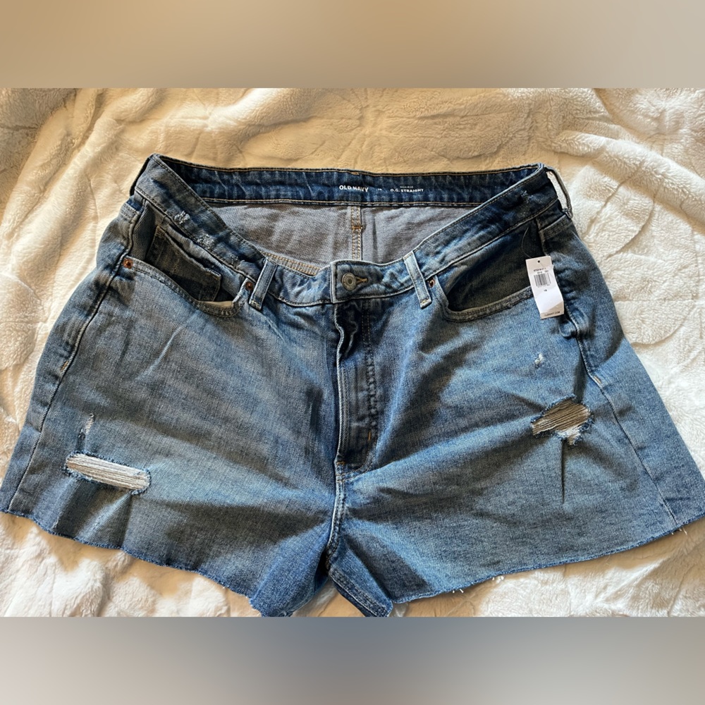 Old Navy High Rise OG Straight Denim Shorts